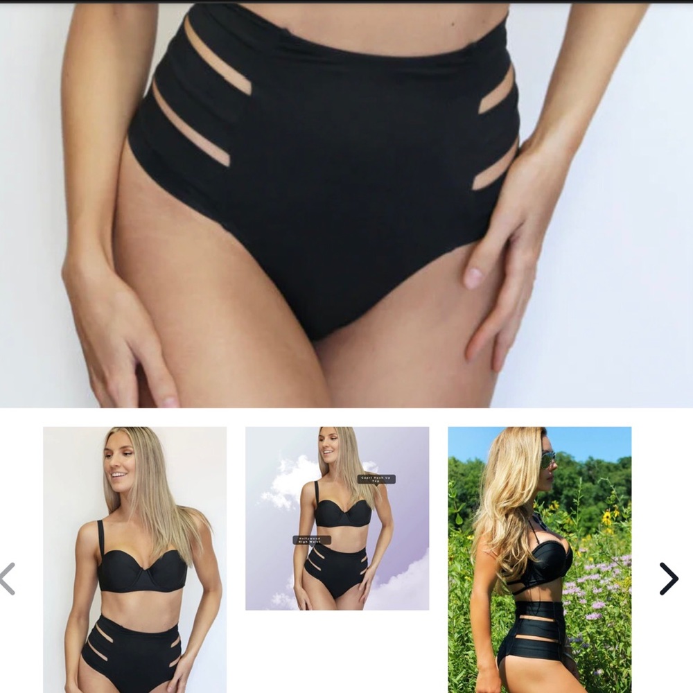 Hollywood high waist bikini bottom